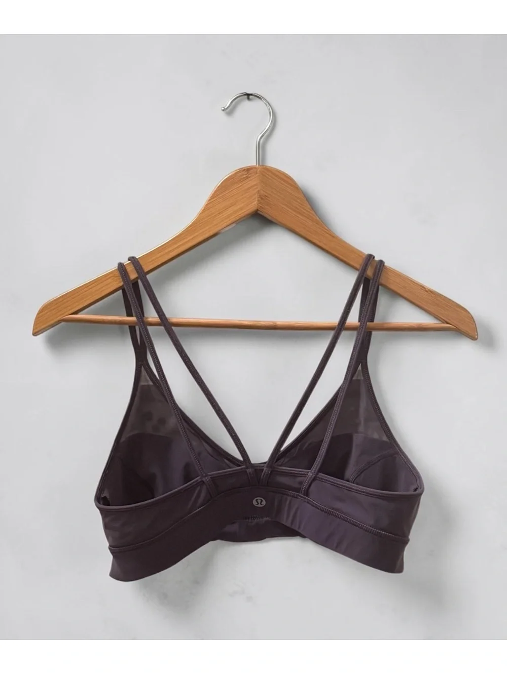 Lululemon Women's Strappy Bralette Sports Bra in Deep Plum! Size 10!